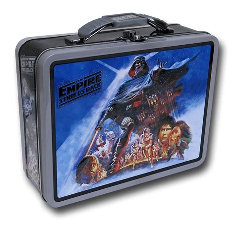 2006 episode 5 empire strikes back metal lunch box|star wars metal lunch boxes.